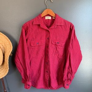 Vintage L.L. Bean Cotton Button Up Shirt
